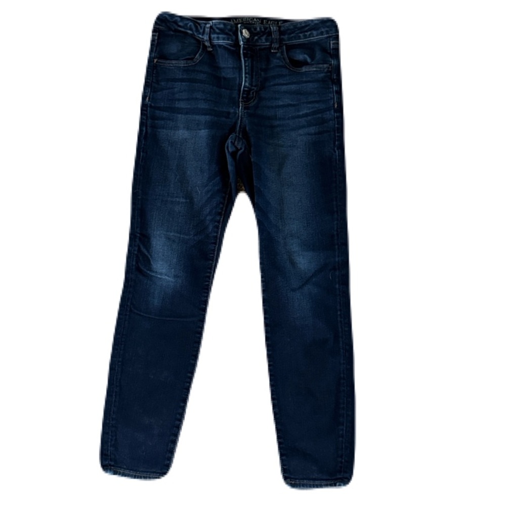 American Eagle Outfitters Dark Blue Jeggings SHORT